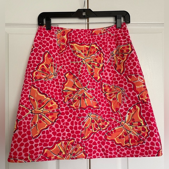 Lilly Pulitzer Reversible Wrap Skirt in Dragonfly and Zebra Prints - Picture 8 of 13